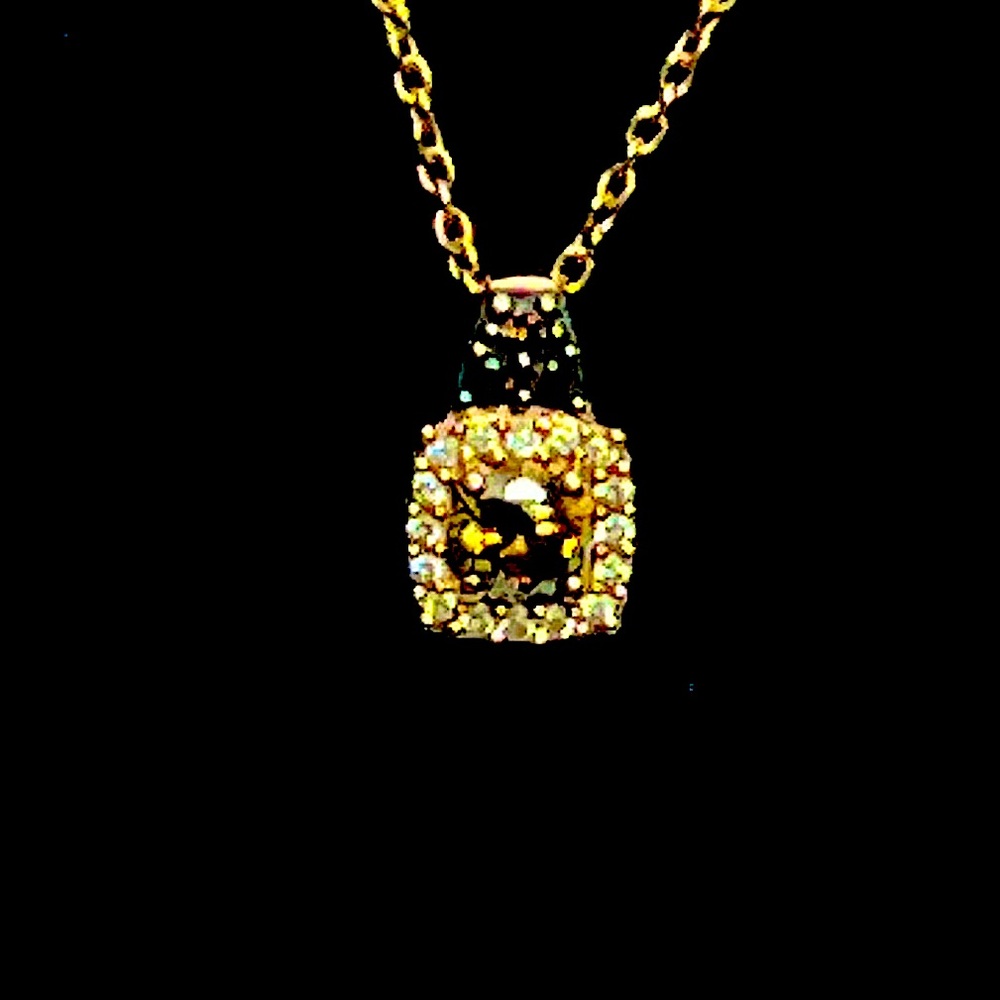 Le Vian chocolate Diamonds strawberry gold pendant